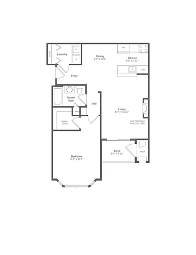 Floor plan A1BR