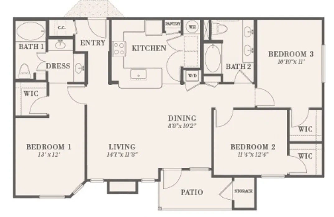 Floor plan C1