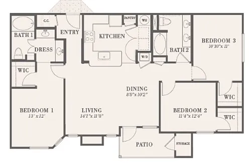 Floor plan C1