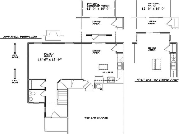 First Floor w/ Options