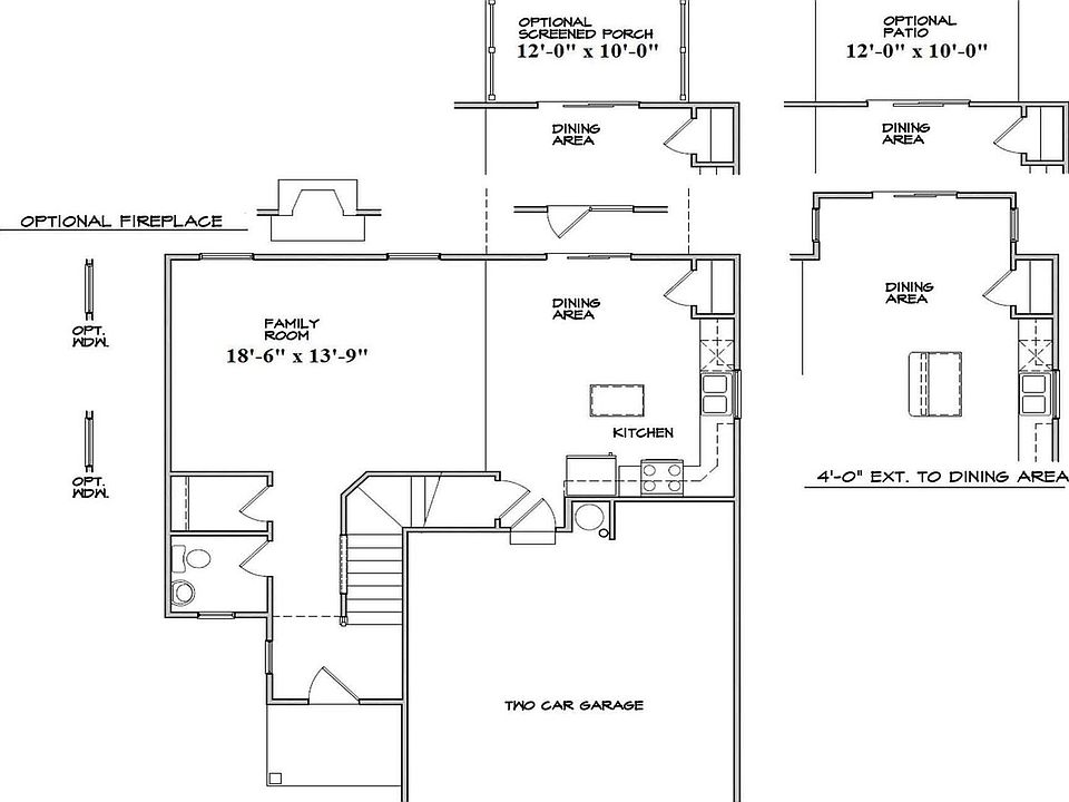 First Floor w/ Options