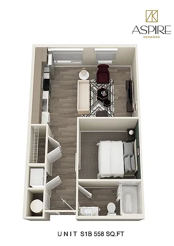 Floor plan Studio