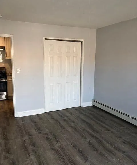 bedroom looking at closet