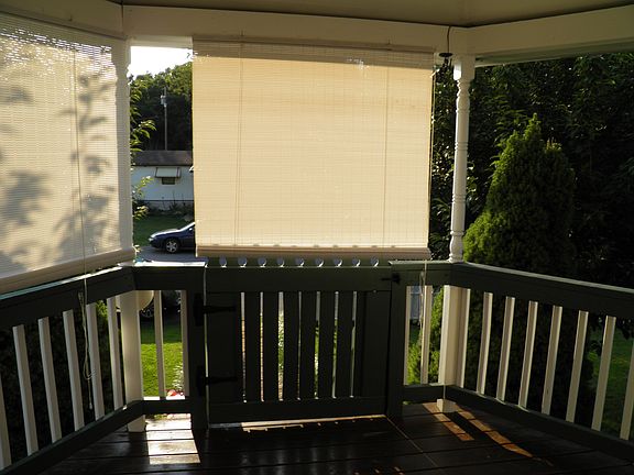 Front Porch with Shades