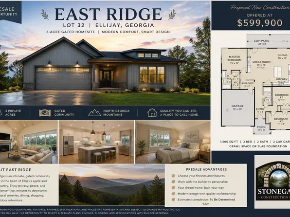 LOT 32 E Ridge Ln, Ellijay, GA 30536
