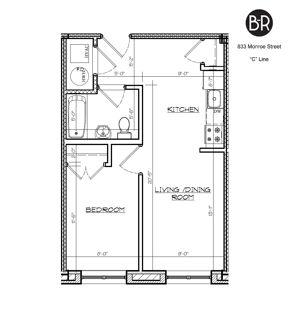 Building Photo - 833 Monroe St #2C