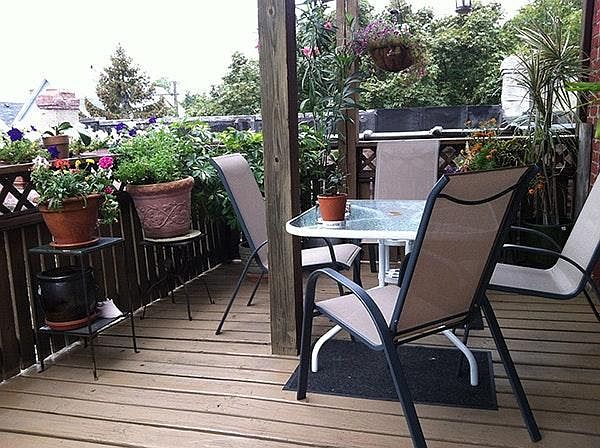 Large porch