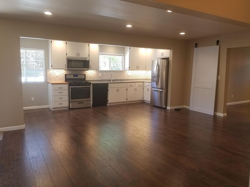 Kitchen with open floor plan