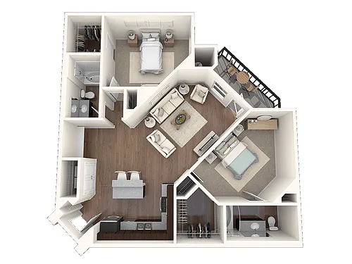 Floor plan The Red Rocks