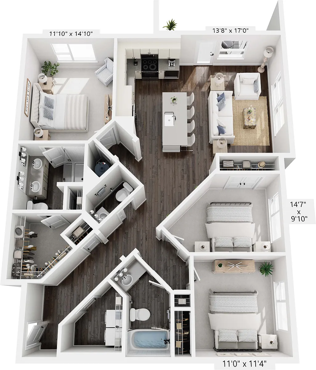 Floor plan C1