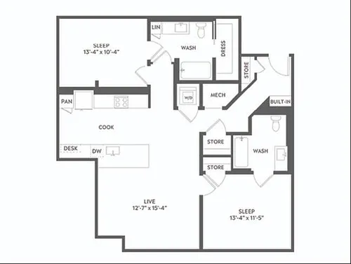 Floor plan C5b
