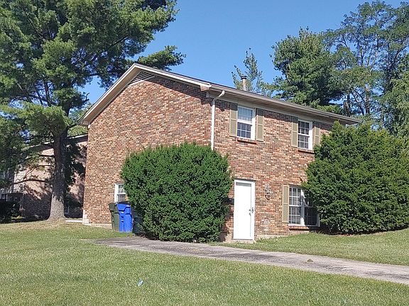 Side of house, it sits on a corner lot.