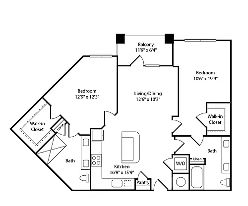 Floor plan B3
