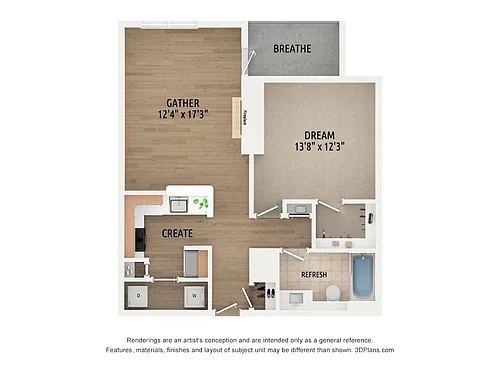 Floor plan A1