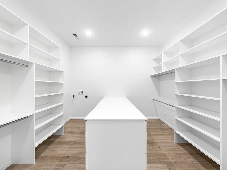 Master Closet with W/D hookups