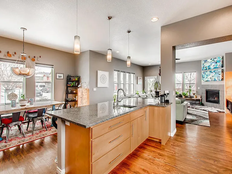 Kitchen Island with 2nd Sink and ample storage