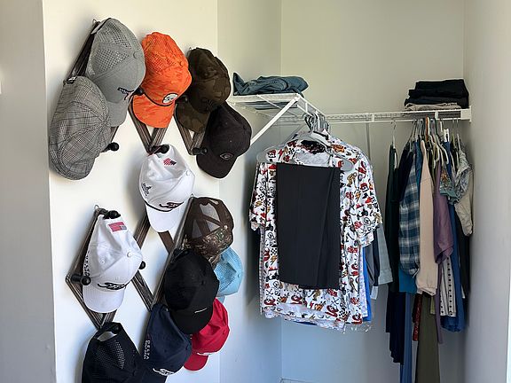 Master walk-in closet