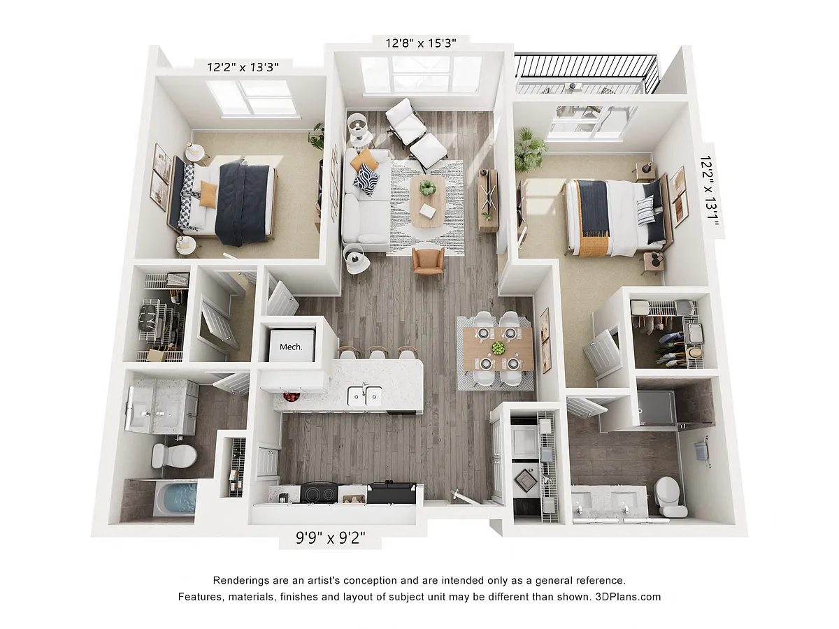 Floor plan Bluff