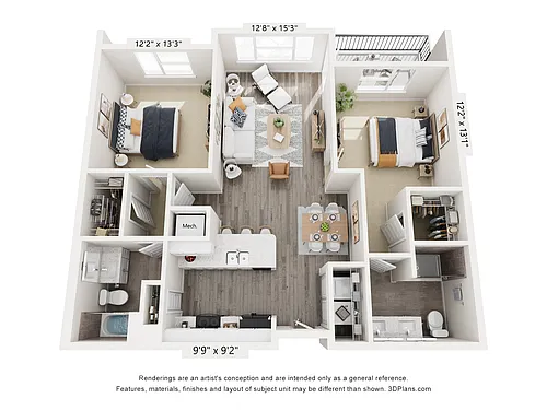 Floor plan Bluff