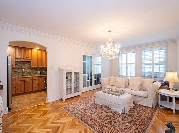 Living room, kitchen, dining room