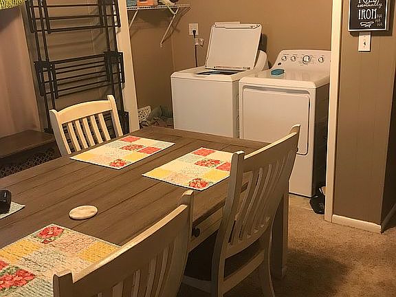 Dining Room with W/D hookup