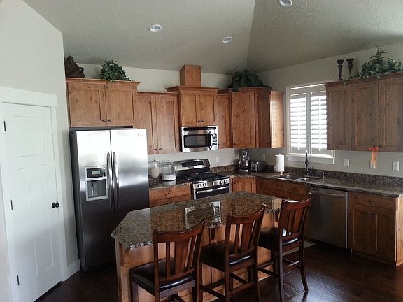 Kitchen with large pantry