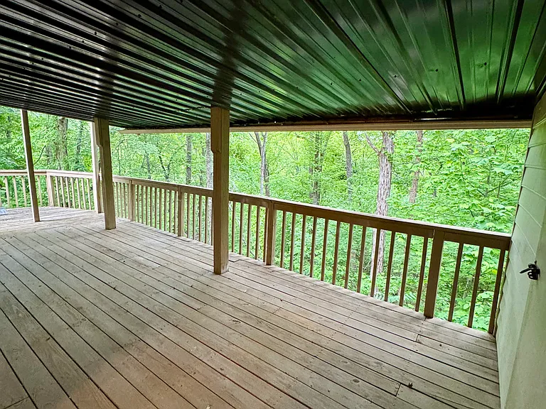 Basement covered patio