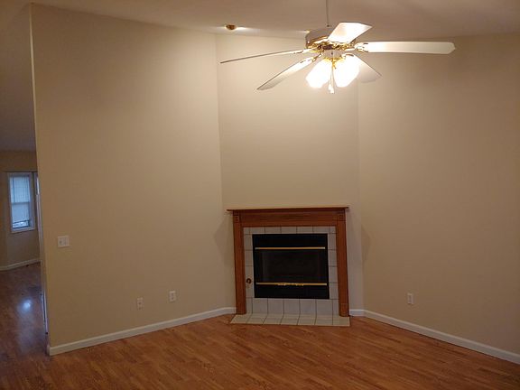 Gas fireplace in living room