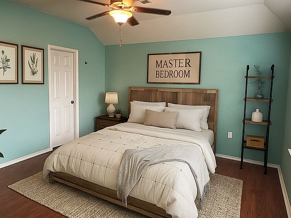 Primary bedroom- staged