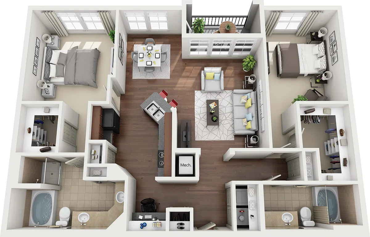 Floor plan The Binz