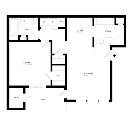 Floor plan Adair