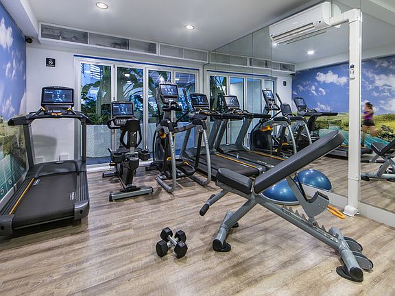 Stay fit in our upgraded fitness center