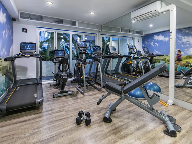 Stay fit in our well equipped fitness studio.