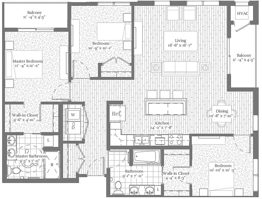 Floor plan D2a