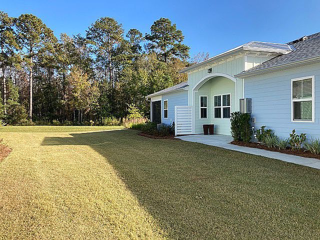 Street view of side entry