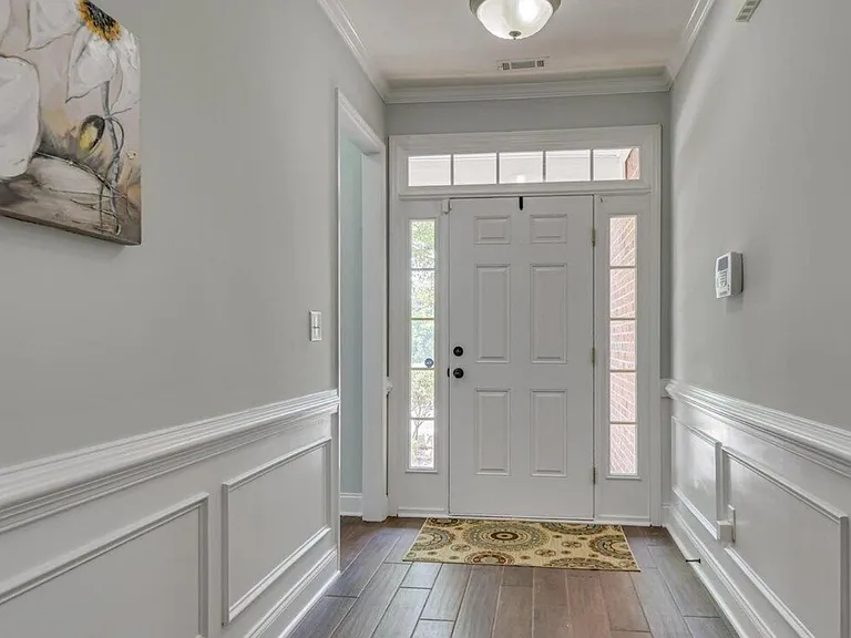 Front door from inside