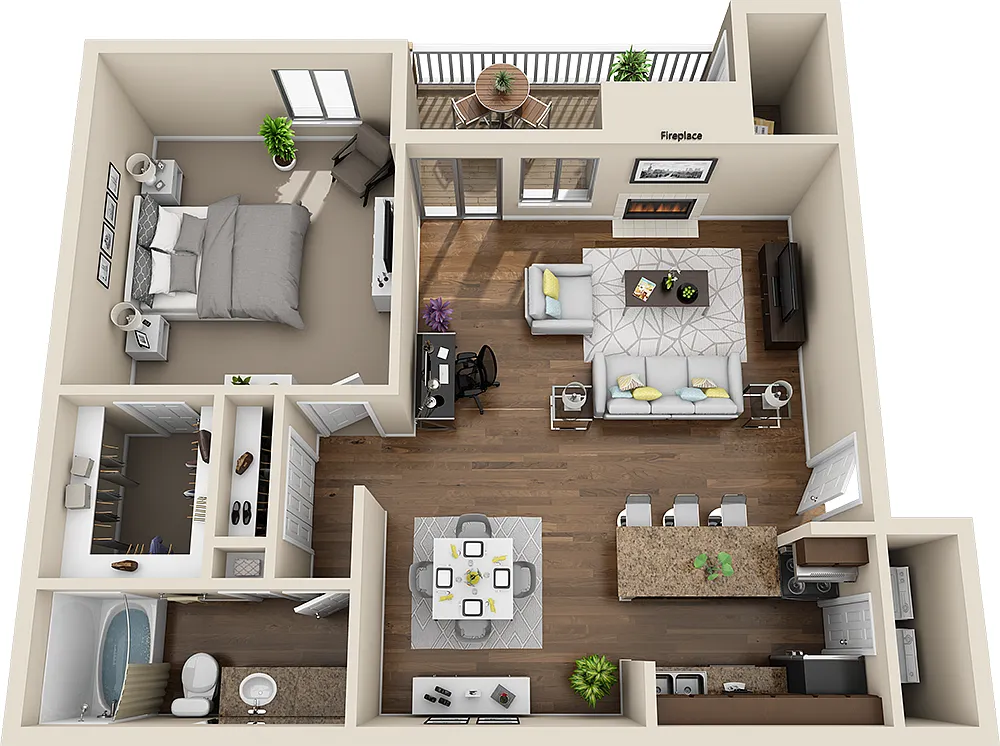 Floor plan The Dahia