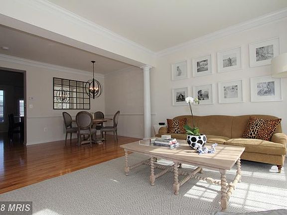Spacious Living Room Overlooking Dining Room