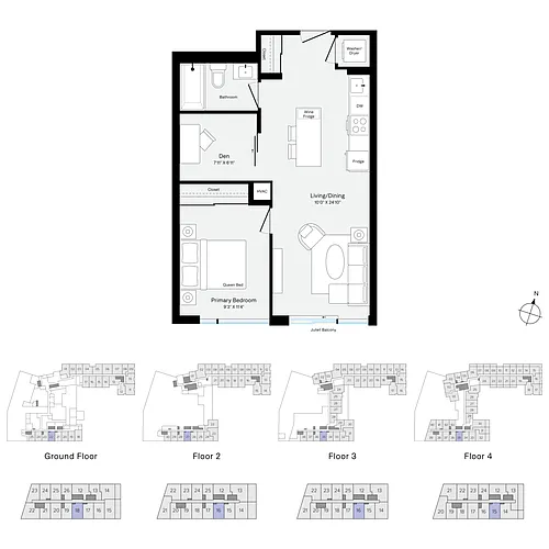 Floor plan E518