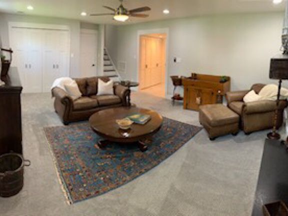 Den in lower level