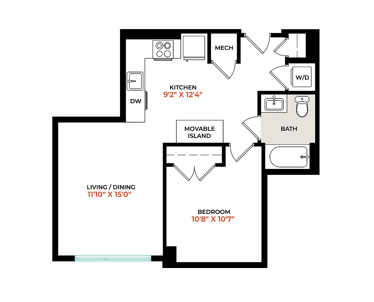 Floor plan A9A