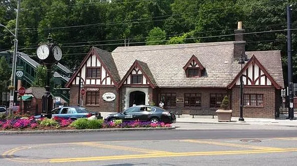 Brewster Train Station across the street 1 block