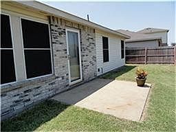 Back yard patio