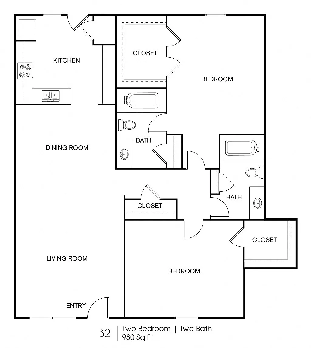 Floor plan B2