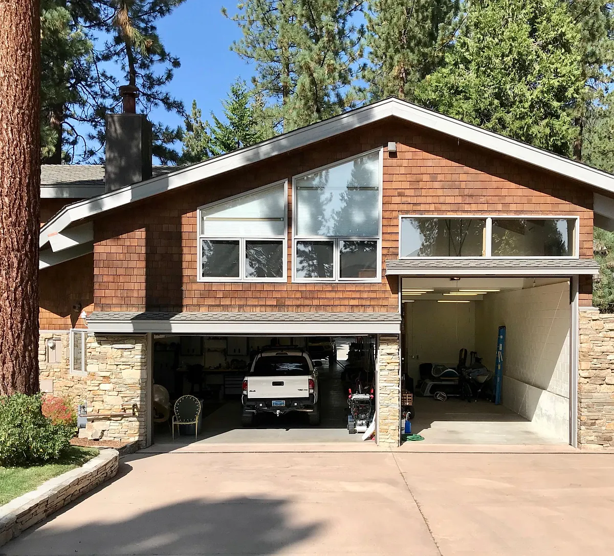 Driveway (heated in winter) view. - 259 Eagle Ln