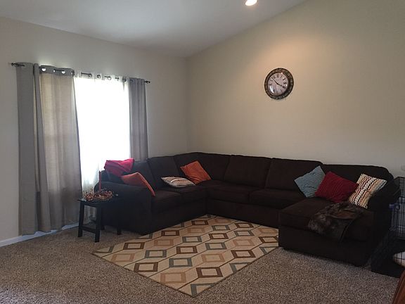 Living room open to kitchen