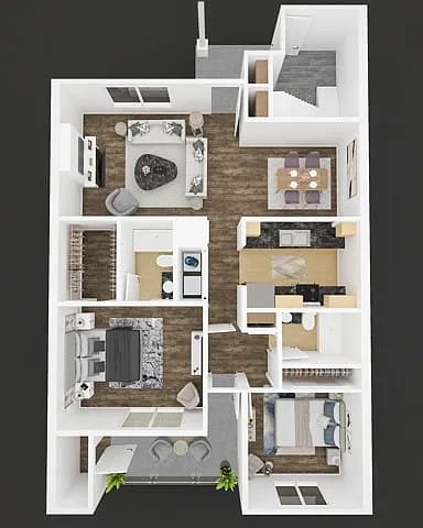 Floor plan Dunes Upstairs