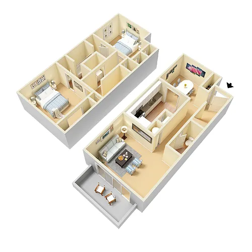 Floor plan Durant