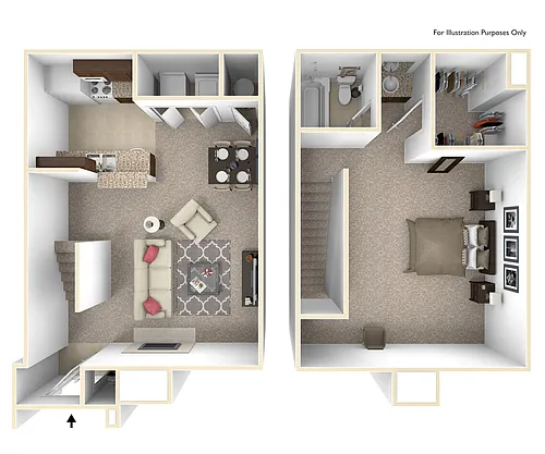 Floor plan Monarch *Newly Renovated
