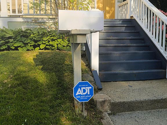 An ADT security system is presently installed in the 2nd floor apt